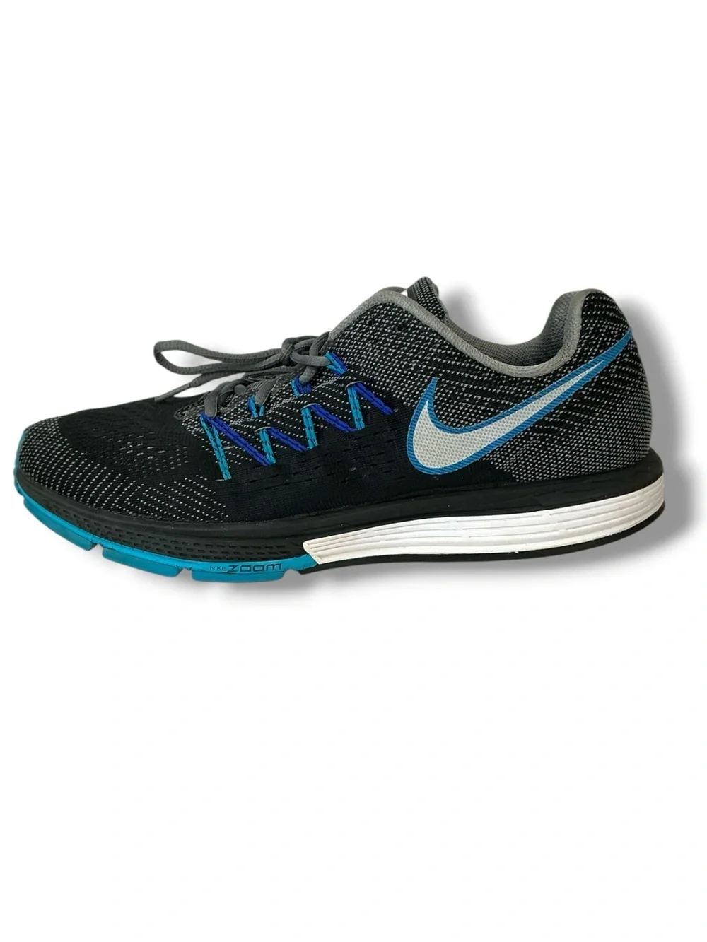 Nike Air Zoom Vomero Running Shoe Cross Training Mesh Gray Black Men’s US 9.5